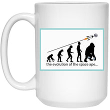 Load image into Gallery viewer, Evolution of the Space Ape – Cups Mugs Black, White &amp; Color-Changing