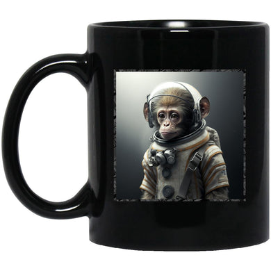 Space Ape White - Cups Mugs Black, White & Color-Changing
