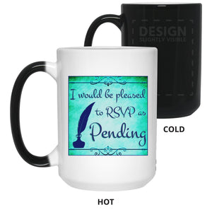 RSVP as Pending - Cups Mugs Black, White & Color-Changing