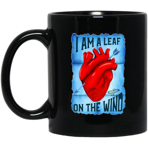 Leaf on the Wind - Cups Mugs Black, White & Color-Changing