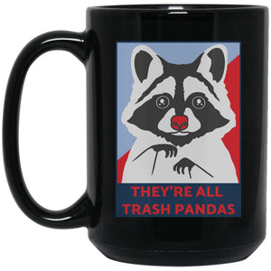 All Trash Pandas - Cups Mugs Black, White & Color-Changing