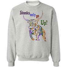Load image into Gallery viewer, Stonks Only Go Up - Pullover Hoodies &amp; Sweatshirts
