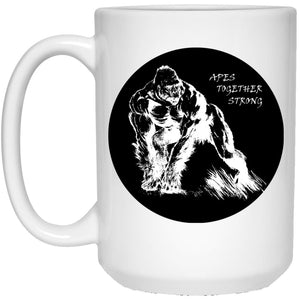 Apes Together Strong BW – Cups Mugs Black, White & Color-Changing