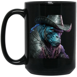 Ape Space Cowboy Royalty - Cups Mugs Black, White & Color-Changing
