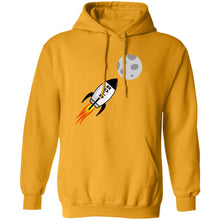 Load image into Gallery viewer, HOLD Moon Rocket Black - Pullover Hoodies &amp; Sweatshirts