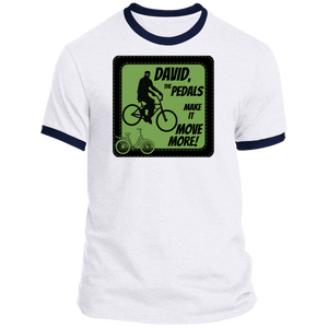 Pedals Make it Move More - Unisex Ringer Tee PC54R