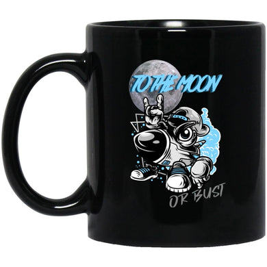 Moon Or Bust - Cups Mugs Black, White & Color-Changing