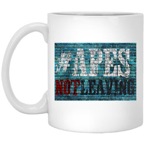 #APESNOTLEAVING - Cups Mugs Black, White & Color-Changing