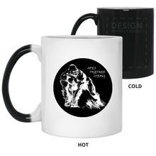 Load image into Gallery viewer, Apes Together Strong BW – Cups Mugs Black, White &amp; Color-Changing