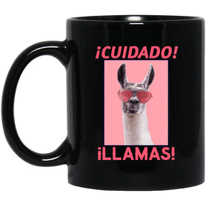 Cuidado Llamas - Cups Mugs Black, White & Color-Changing