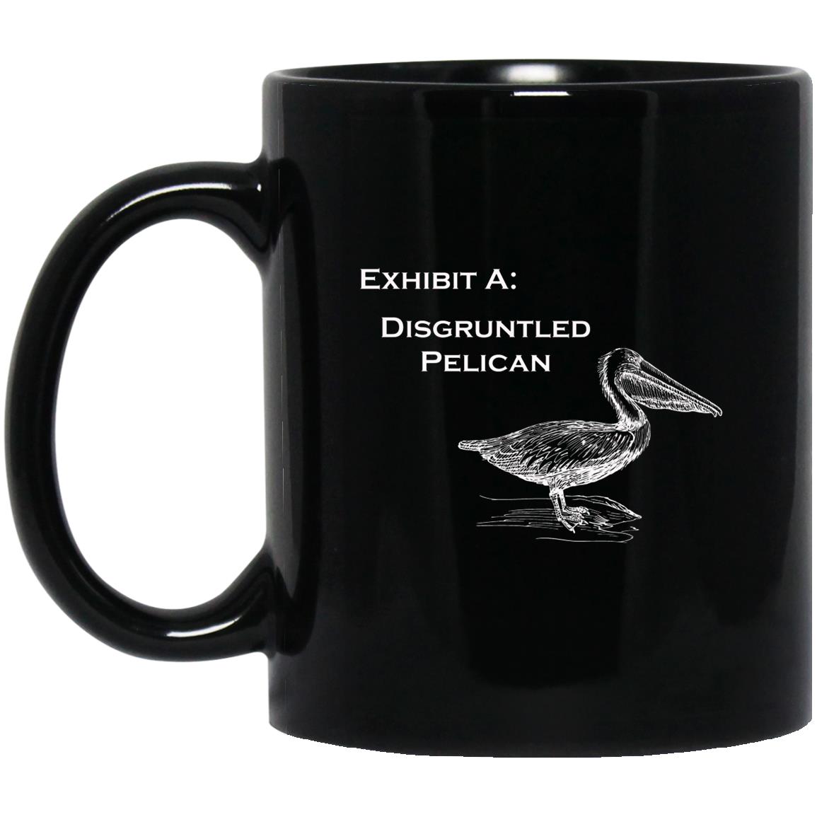 Disgruntled Pelican - Cups Mugs Black, White & Color-Changing