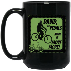 Pedals Make it Move More - Cups Mugs Black, White & Color-Changing