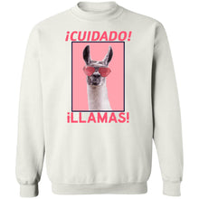Load image into Gallery viewer, Cuidado Llamas Pullover Hoodies &amp; Sweatshirts