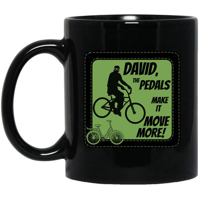 Pedals Make it Move More - Cups Mugs Black, White & Color-Changing