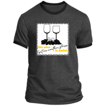 Load image into Gallery viewer, This Wine is Awful. Get Me Another Glass. - Unisex Ringer Tee PC54R