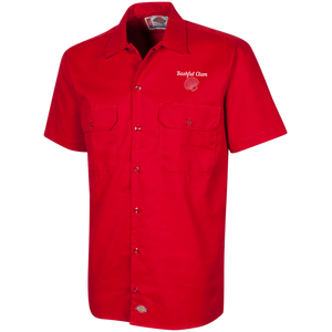 Bashful Clam - Men's Short Sleeve Work Shirt