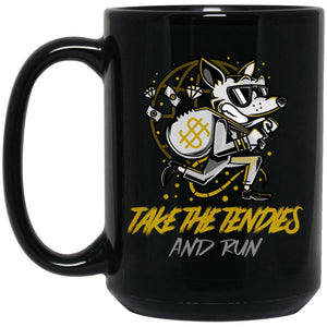 Take the Tendies and Run - Cups Mugs Black, White & Color-Changing