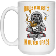 Load image into Gallery viewer, Tendies Taste Better in Space - Cups Mugs Black, White &amp; Color-Changing