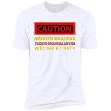 Load image into Gallery viewer, Caution Very Bad at Math, No Icons - Premium &amp; Ringer Short Sleeve T-Shirts