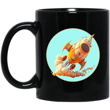 Load image into Gallery viewer, Rocket Yellow - Cups Mugs Black, White &amp; Color-Changing