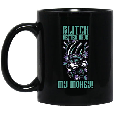 Glitch - Cups Mugs Black, White & Color-Changing