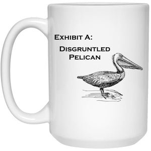 Disgruntled Pelican - Cups Mugs Black, White & Color-Changing