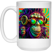Load image into Gallery viewer, Cosmic Apes Trippy - Cups Mugs Black, White &amp; Color-Changing