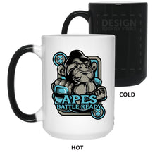 Load image into Gallery viewer, Apes Battle Ready - Cups Mugs Black, White &amp; Color-Changing