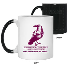 Load image into Gallery viewer, Crows Welcome Moira - Cups Mugs Black, White &amp; Color-Changing