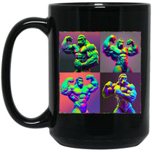 Load image into Gallery viewer, Ape Strong Neon Pop Art - Cups Mugs Black, White &amp; Color-Changing