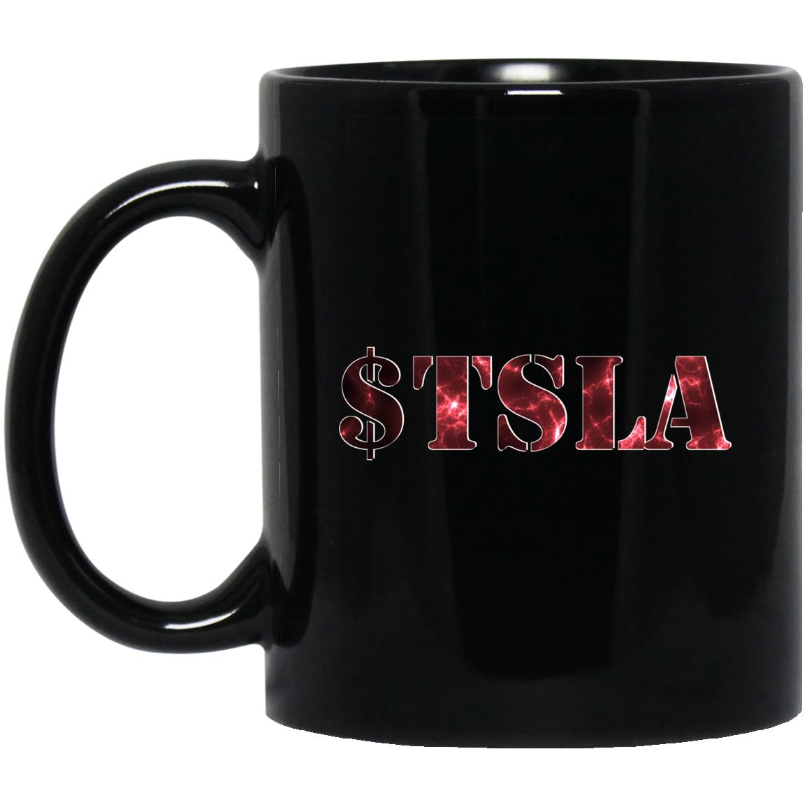 $TSLA - Cups Mugs Black, White & Color-Changing