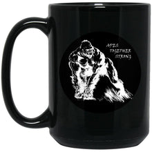 Load image into Gallery viewer, Apes Together Strong BW – Cups Mugs Black, White &amp; Color-Changing