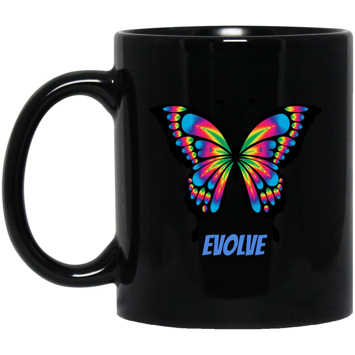 Evolve – Cups Mugs Black, White & Color-Changing