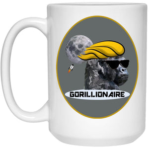 Gorillionaire – Cups Mugs Black, White & Color-Changing