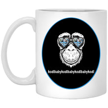 Load image into Gallery viewer, Monkeyshines Diamond Eyes – Cups Mugs Black, White &amp; Color-Changing