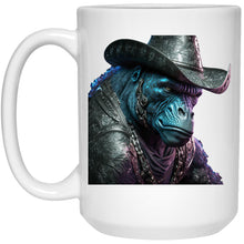 Load image into Gallery viewer, Ape Space Cowboy Royalty - Cups Mugs Black, White &amp; Color-Changing