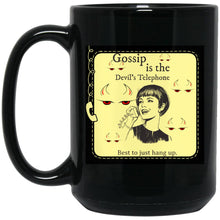 Load image into Gallery viewer, Gossip is the Devil&#39;s Telephone - Cups Mugs Black, White &amp; Color-Changing