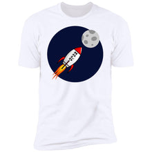 Load image into Gallery viewer, HOLD Moon Rocket Red - Premium &amp; Ringer Short Sleeve T-Shirts