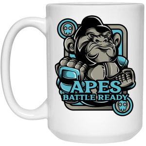 Apes Battle Ready - Cups Mugs Black, White & Color-Changing