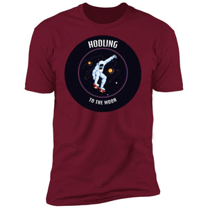 Hodling to the Moon Skateboard - Premium & Ringer Short Sleeve T-Shirts