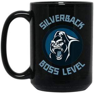 Silverback Boss Level - Cups Mugs Black, White & Color-Changing