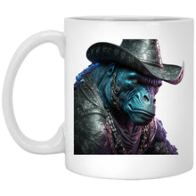 Load image into Gallery viewer, Ape Space Cowboy Royalty - Cups Mugs Black, White &amp; Color-Changing