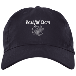 Bashful Clam - Brushed Twill Unstructured Dad Cap
