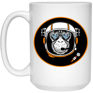Monkeyshines Space Ape – Cups Mugs Black, White & Color-Changing