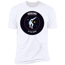 Load image into Gallery viewer, Hodling to the Moon Skateboard - Premium &amp; Ringer Short Sleeve T-Shirts
