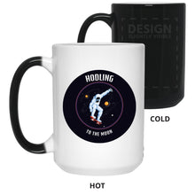 Load image into Gallery viewer, Hodling to the Moon Skateboard – Cups Mugs Black, White &amp; Color-Changing