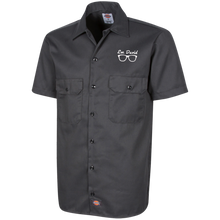 Load image into Gallery viewer, Work Shirt Charcoal Ew David Embroidery