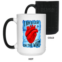 Load image into Gallery viewer, Leaf on the Wind - Cups Mugs Black, White &amp; Color-Changing