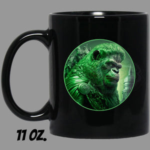 Emerald Ape King - Cups Mugs Black, White & Color-Changing