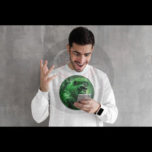Emerald Ape King Pullover Hoodies & Sweatshirts